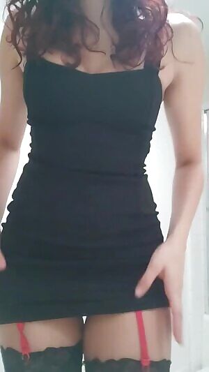 Little black dres from the back