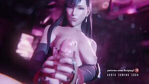 Tifa Handjob with both hands