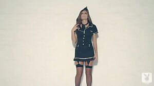 Rebecca Carter pilot start to strip