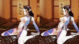 D.va hands free cumming 3d