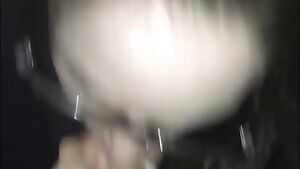 Sucking as he cums