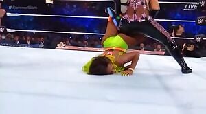 Naomi's big ass can barely be contained!