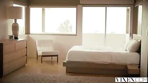 Amia gets fuck by a big white cock