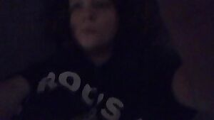 Just a little goodnight boob massage ❤️