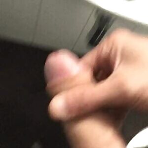 stroking a little
