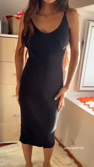 Nothing Underneath Big Tits Glamour Model