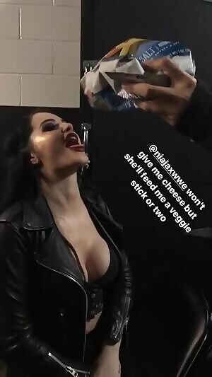 Paige opening wide