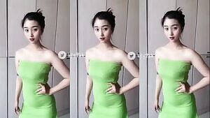 Pregnant Asian Girl Dancing