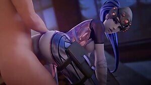 Widowmaker fucked doggy style