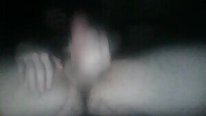 Cumming on webcam