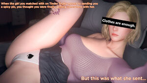 Censored 3D Caption Clothed Cuckold