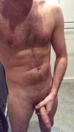 Oh you want to see me stroke my big dick?