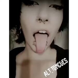 Tongue Out Alt Alternative Babe Emo