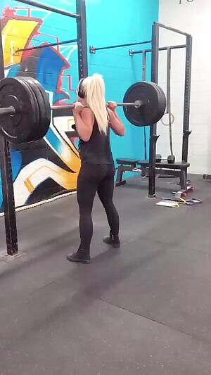 Great view of Liv's Ass as she works out