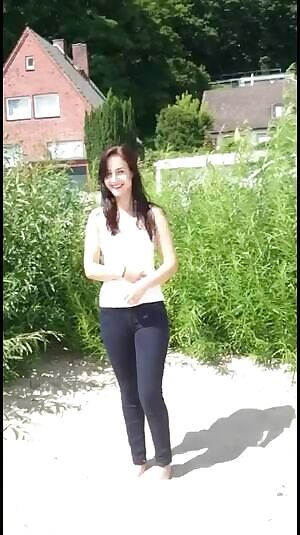 Nice girl flashing