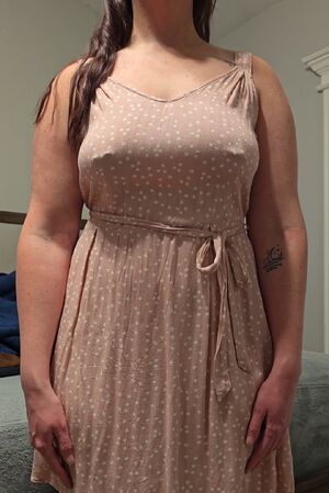 Milfy Melons Bouncing Tits Braless Dress