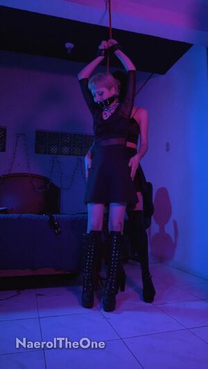 Tickling Bondage Boots Femboy Gagged
