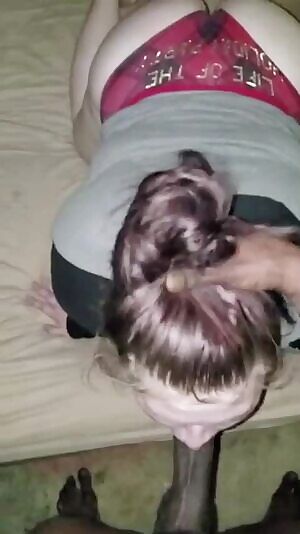 Fat girl working on a Bone