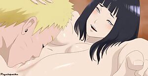 Naruto enjoying how hinata tastes.