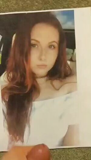 Big load for a sexy redhead slut