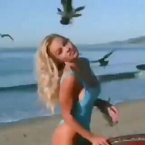 Pamela Anderson supercut GIF from Episode 21 of Baywatch Season 3