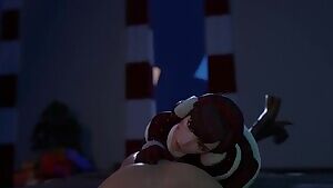 Dva In Her Christmas Costume