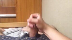 Finally got some alone time in my dorm to make myself moan