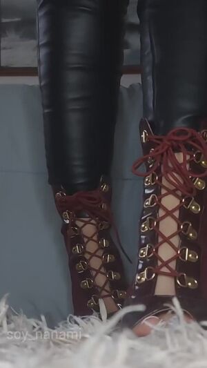 Feet View Boots Foot Fetish Nails