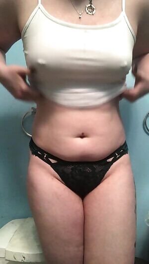 My first attempt at a boob drop before work 😅