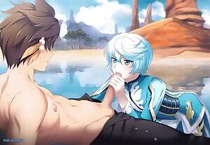 Mikleo gives Sorey a helping hand