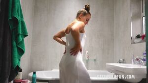 Visible Panty Lines Clothed Clothing Wet