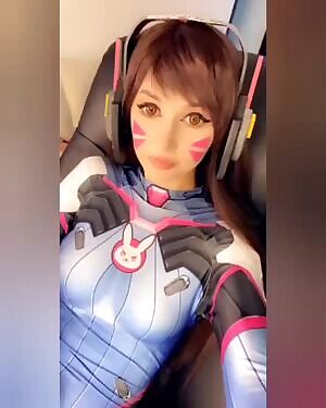D.Va pussy flash