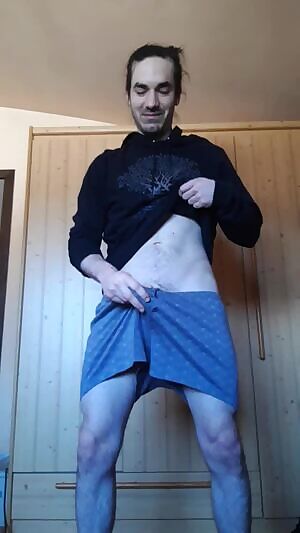 Releasing my bouncy cock