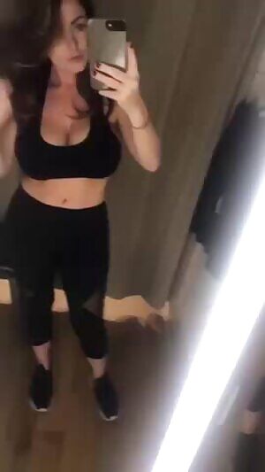 Strip down in the changing room