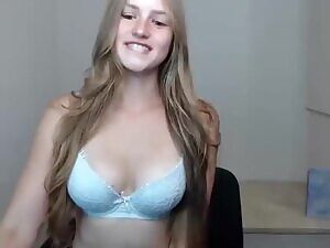 Cute Blonde Shows Her Tits On Cam