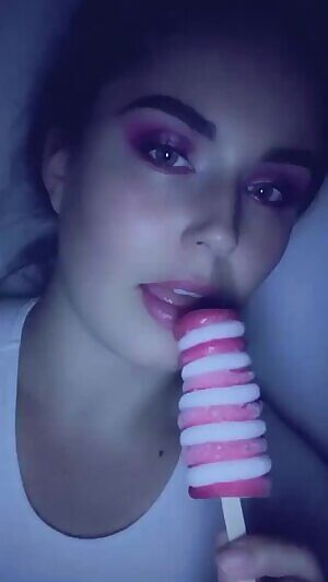 Just As She's About To Blow ...