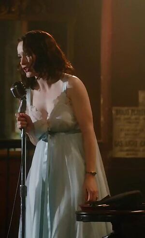 Busty nude scene: Rachel Brosnahan - The Marvelous Mrs Maisel