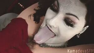 Lesbian Hentai 3D Cunnilingus Long Tongue