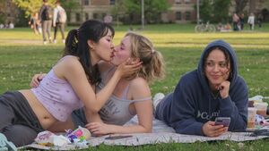 Girls Kissing Ai Generated Kiss Lesbian