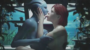 Alien 3D Animation Big Tits Lesbian