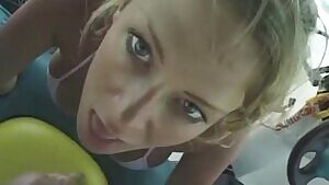 Young Jenna Jameson getting a facial in a home movie