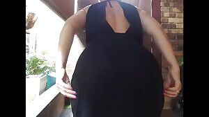 I need a hand to pull down my black panties 