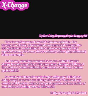 X-Change Blonde Creampie Huge Load Petite