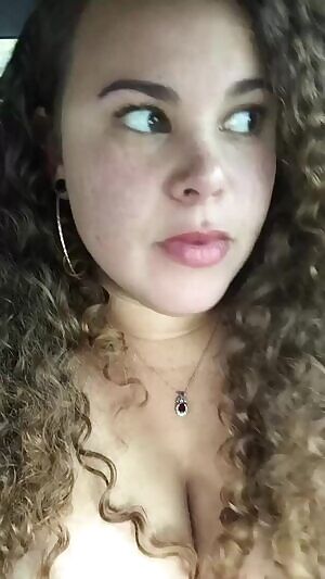 In the car ;)