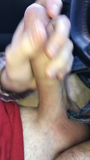 feeling myself in the parking lot.