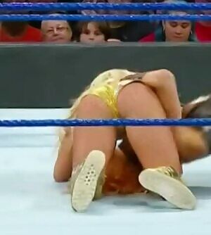 Mandy Rose is ready for you to do whatever you want with her.