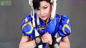 Chun-Li facial and squirt