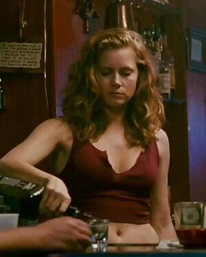 Imagine Amy Adams as a Sleazy, Slutty Bartender who fucks anyone that hits on her, also willing for gangbangs. I'd love to pound her over the counter top in a crowded bar before gangbanging her with some drunk buds