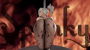 Mercy bouncing her money maker