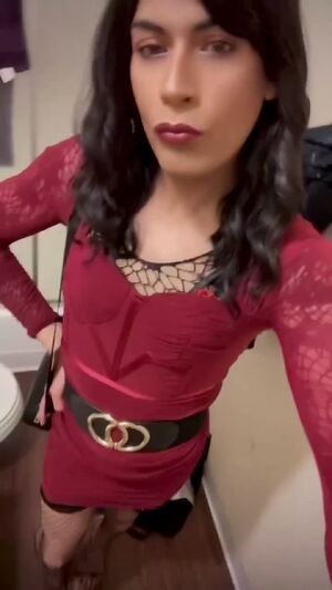 Not Nude Brunette Dress Latina Lips